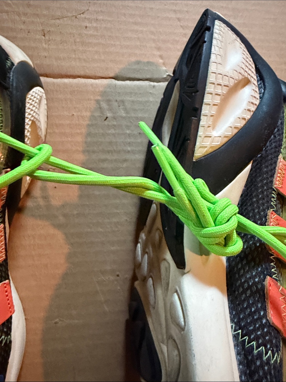 Adidas Neon Green and Orange Athletic Sneakers men size 8.5 track SALE $15 - Picture 5 of 5